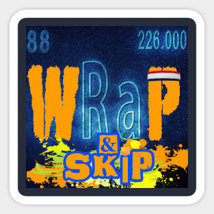 WRAP & SKIP CHEMISTRY Sticker